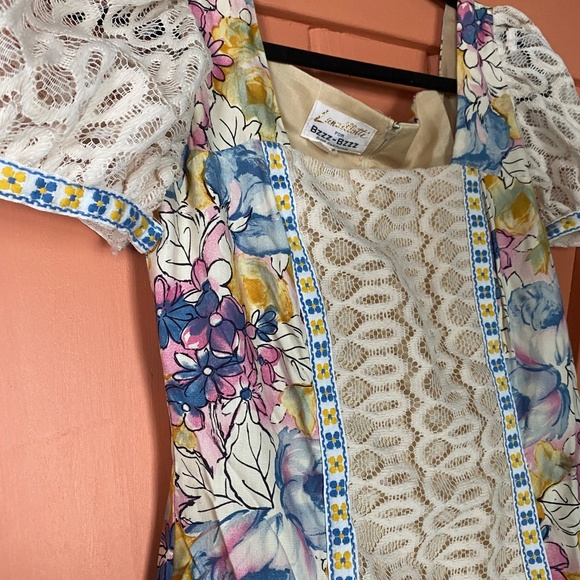 Vintage rare Lanzillotti for Bzzz-Bzzz from California dress from the 70s - Picture 5 of 11